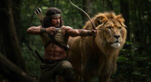 busur panah rambo